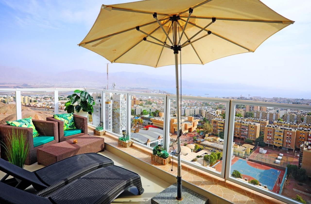★ Amazing View ★ Relaxing Balcony ★ Quiet ★ Lejlighed Eilat Eksteriør billede